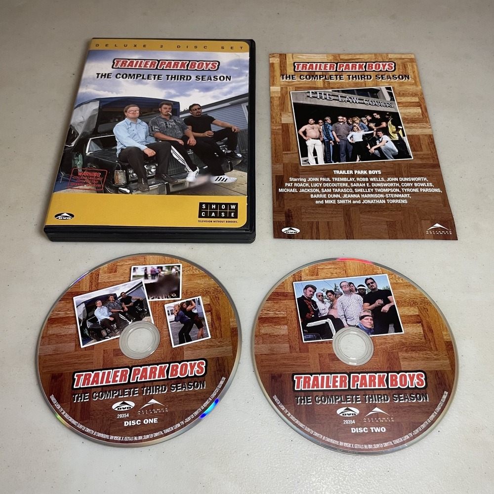 Trailer Park Boys: The Complete Third Season 3rd (2007, DVD, VG) With Insert